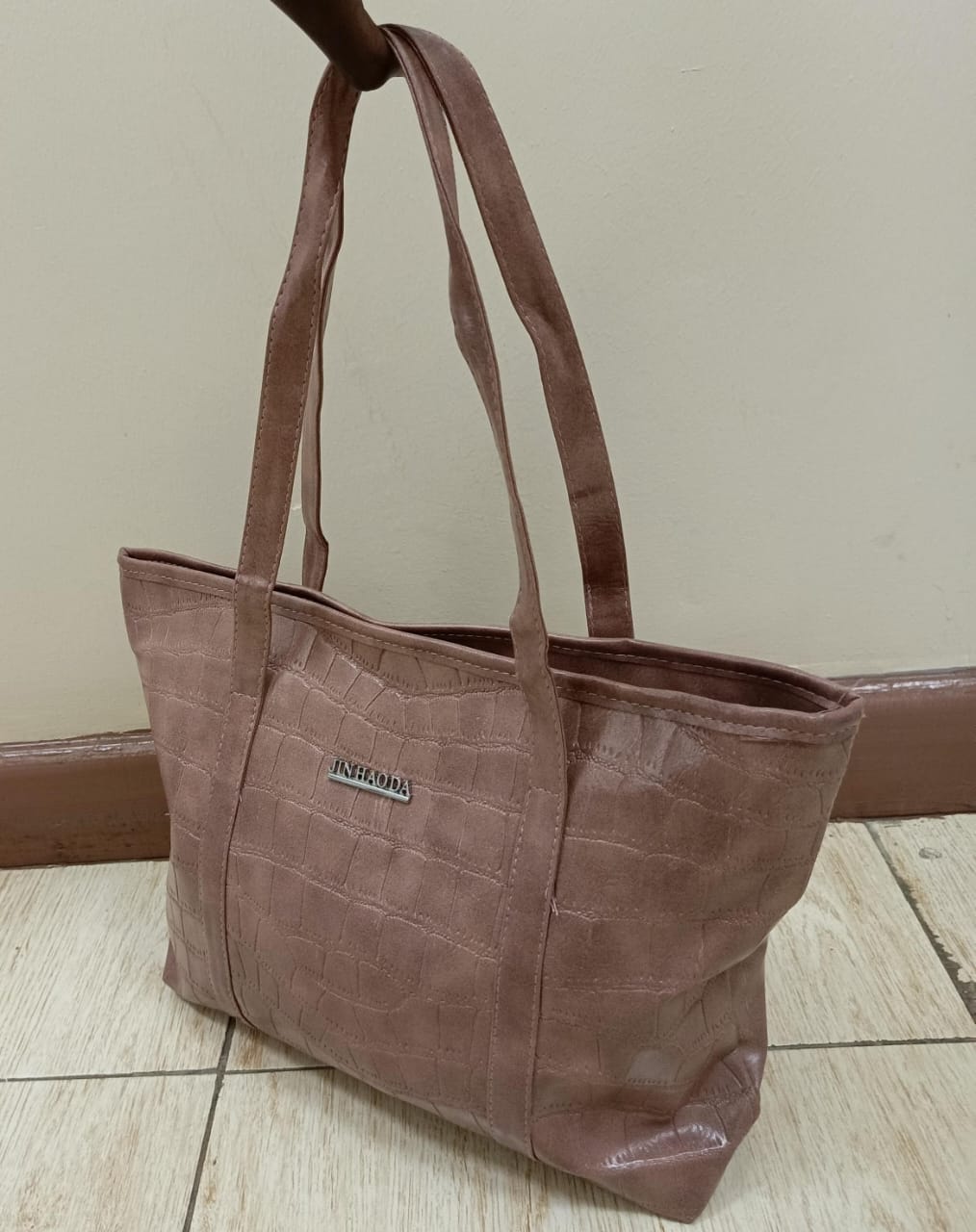 Stone pattern women tote bag