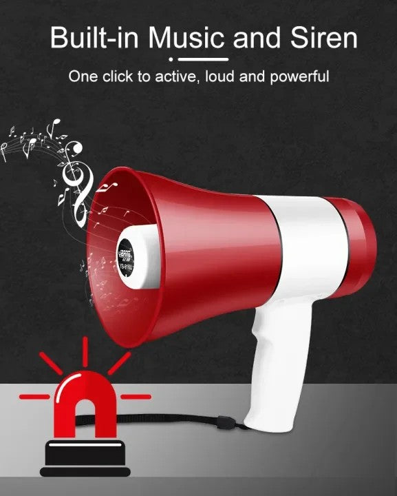 Handheld Megaphone with Loud Speaker