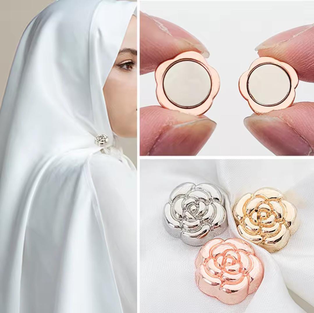 4 Pair Magnetic Hijab Pins