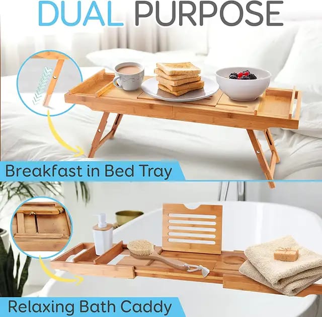 Expandable Bamboo Tray