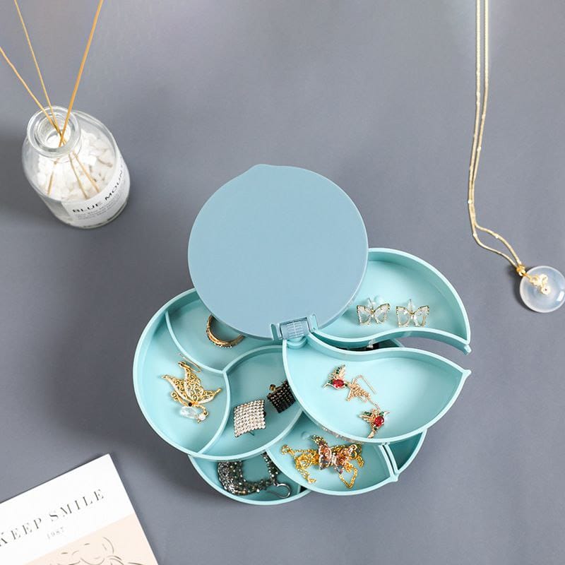4 layer rotating accessories storage box