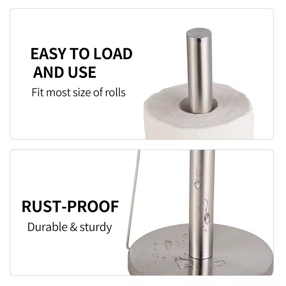 Stainless steel & Rustfree Paper Towel Holder