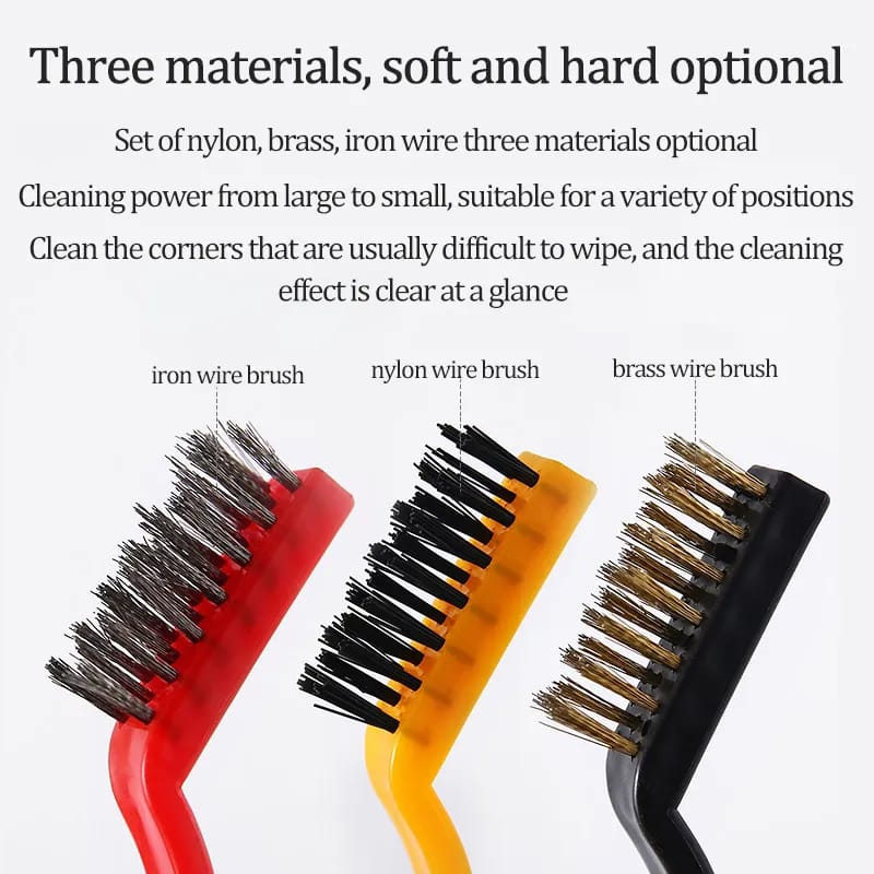 3Pcs Set Cleaning Brushes