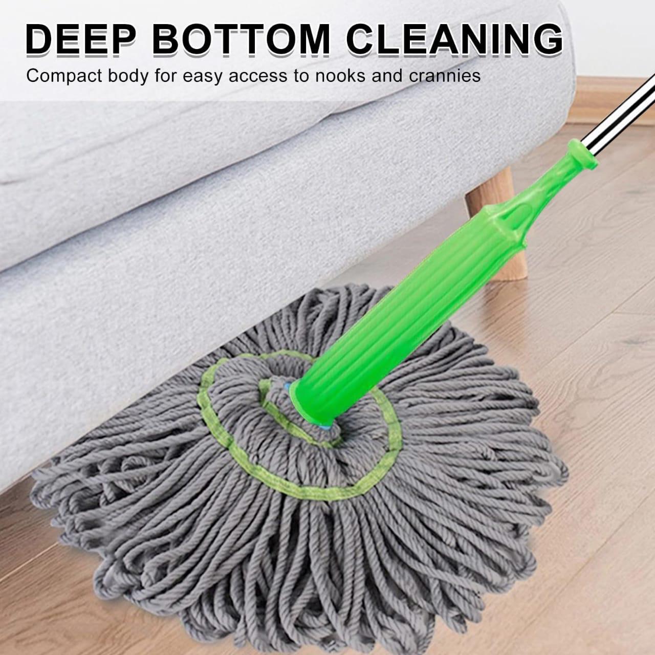 360 Rotating Self Wringing Bamboo Twist Mop