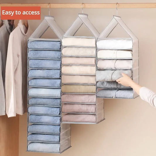 Foldable Wardrobe Hanging Clothes Storage Bag