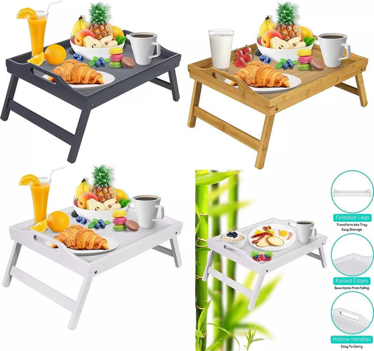 Foldable Bamboo Tray