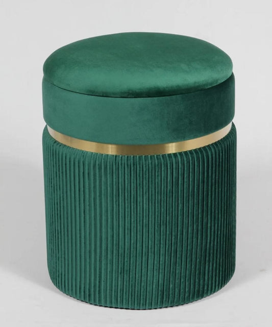 Modern Round Footstool Ottoman