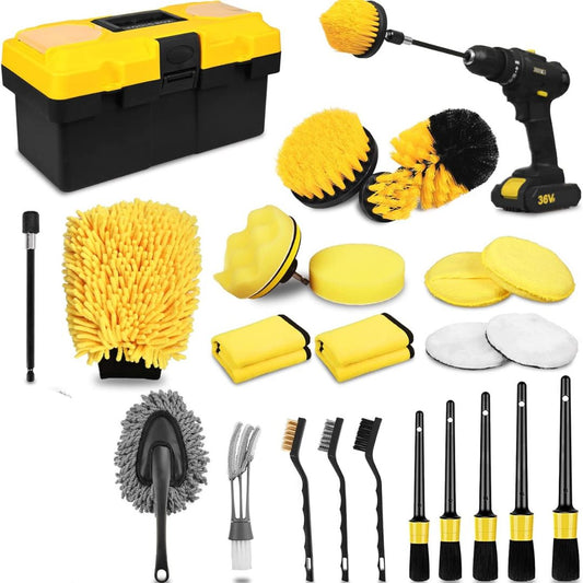 25pcs Set Car Cleaning Tool Kit