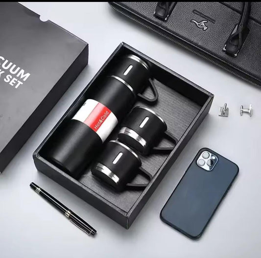 3 in 1 Vacuum Flask Set
