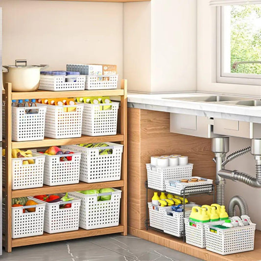 Extra Large multipurpose pantry storage baskets/containers with handle