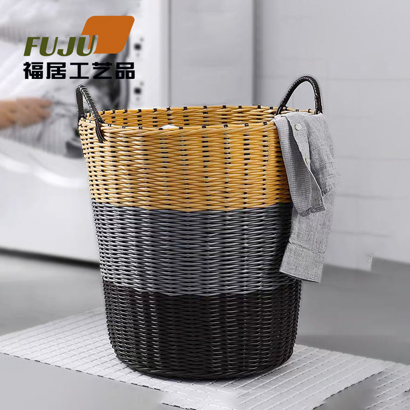 Rattan laundry/multipurpose basket