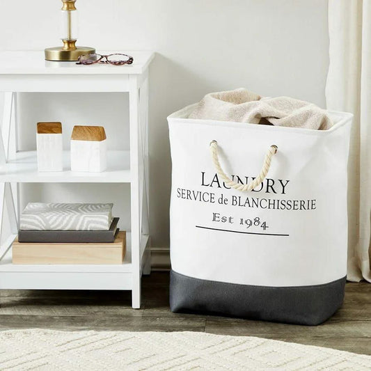 Canvas Laundry multi-purpose basket with handle