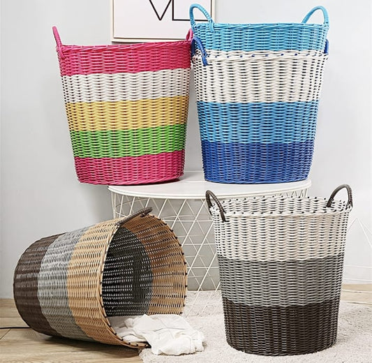 Rattan laundry/multipurpose basket