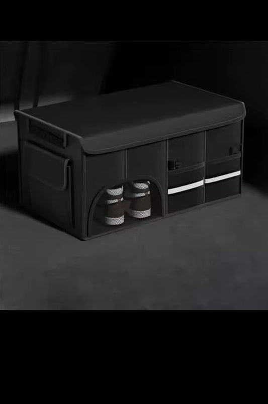 Car trunk foldable storage box