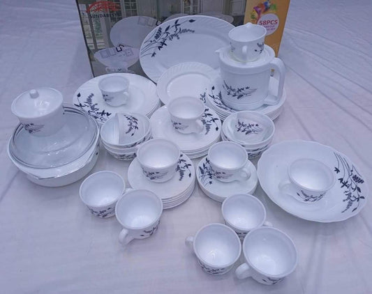 58pcs Set Ceramic Dinnerset