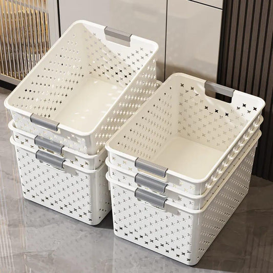 Extra large multipurpose pantry storage baskets/containers with handle