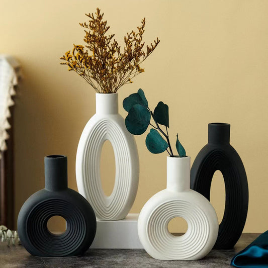 2pcs Set Decorative Vases