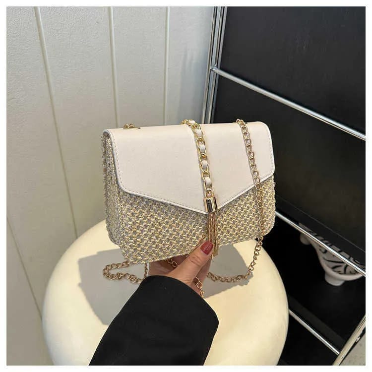 Multicolored diamond grid printed handbag