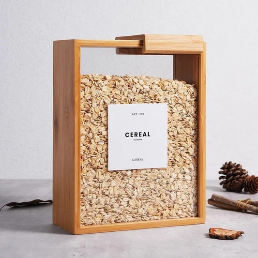 3Ltrs Bamboo Dry Food/Cereals Storage Container