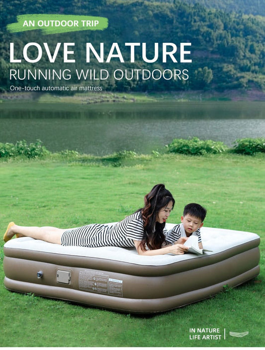 Inflatable Airbed Mattress with  Automatic in built Pump