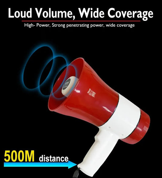 Handheld Megaphone with Loud Speaker