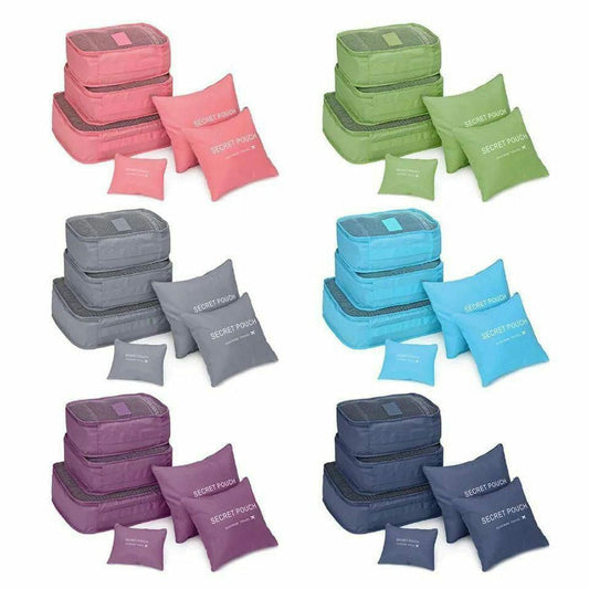 6pcs Set Luggage Travel Organizers For Suitcase