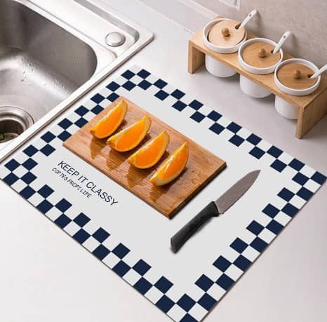 Kitchen Absorbent Dish Drying Mat