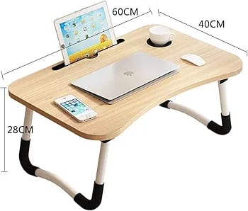 Portable and foldable breakfast/work desk