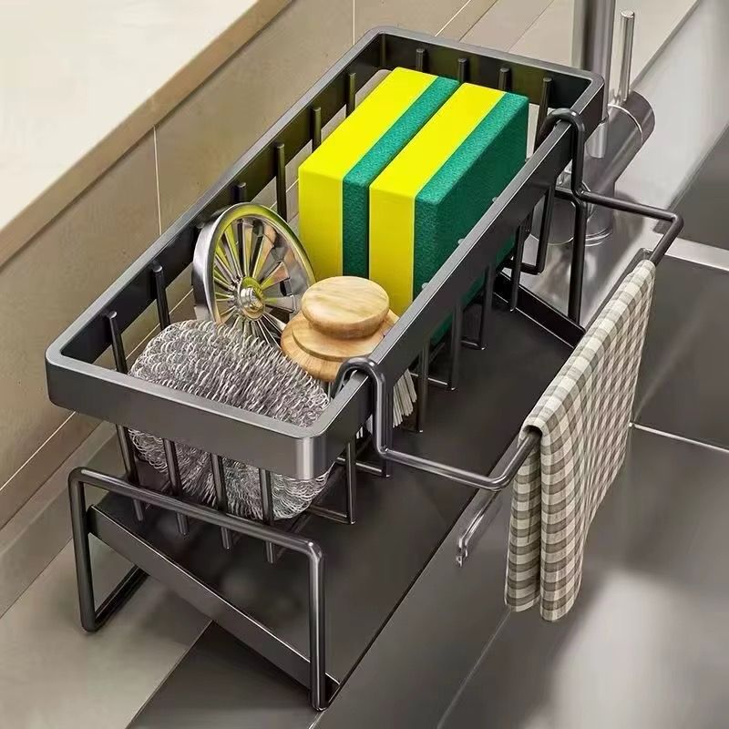 Sink Caddy with Water Draining Tray