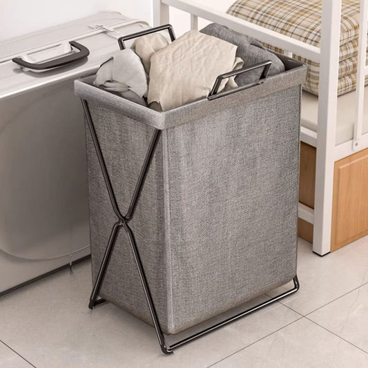 Large collapsible laundry basket