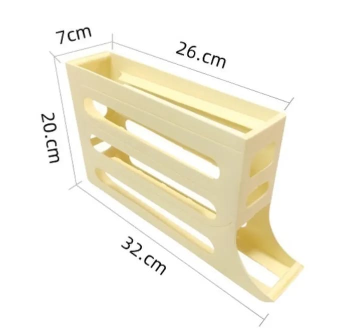 4 layer rolling egg holder/dispenser