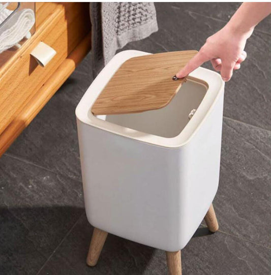 10 Litres Large-Capacity Plastic Home Kitchen Trash Can