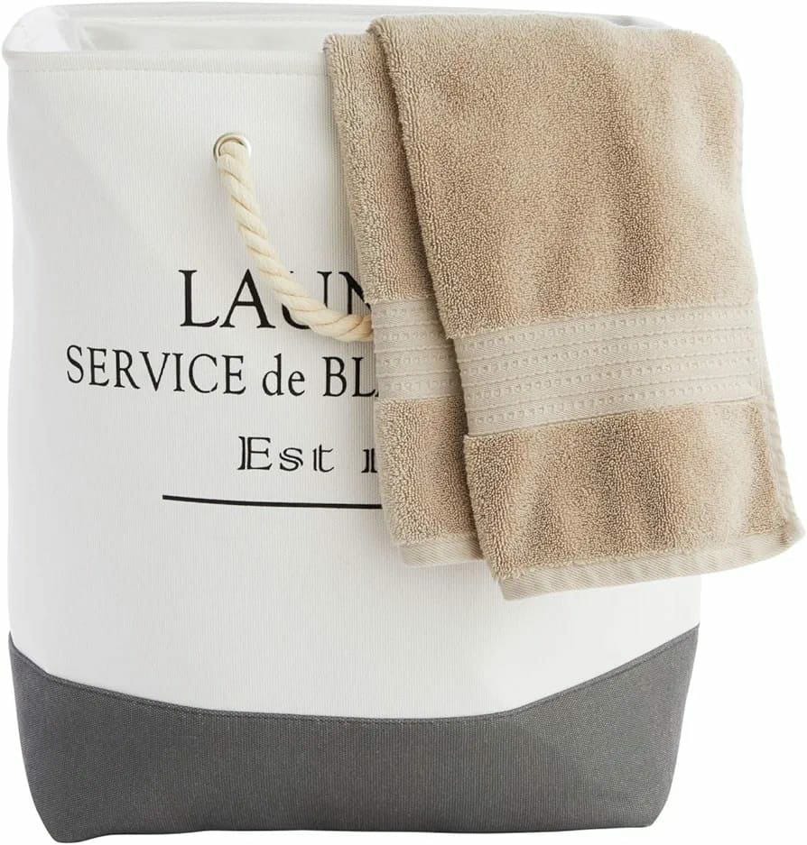 Canvas Laundry multi-purpose basket with handle