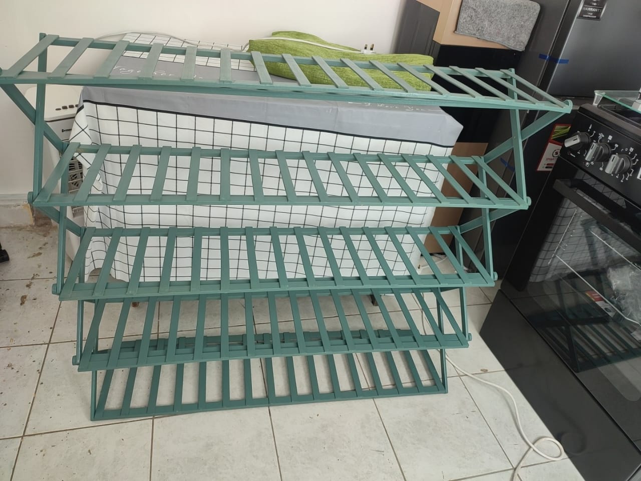 Foldable Bamboo Shoe Rack Stand