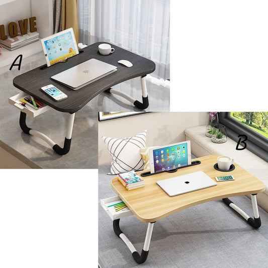 Portable and foldable breakfast/work desk