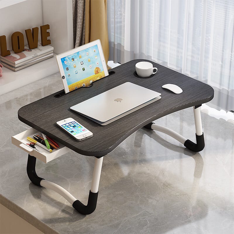 Portable and foldable breakfast/work desk