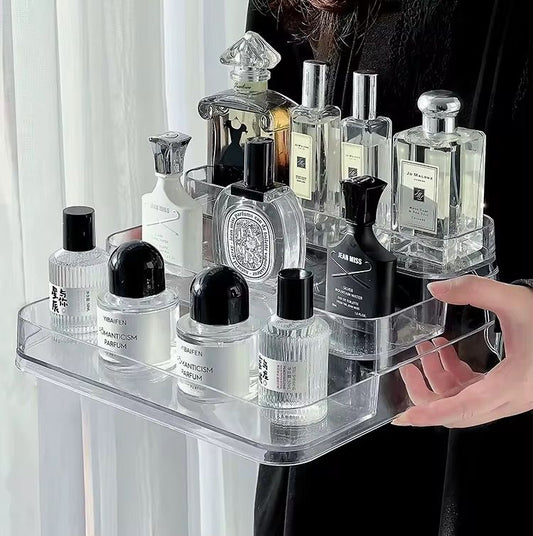 3 layer clear multipurpose display rack