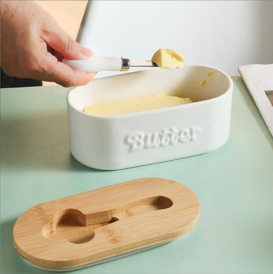 Ceramic butter dish