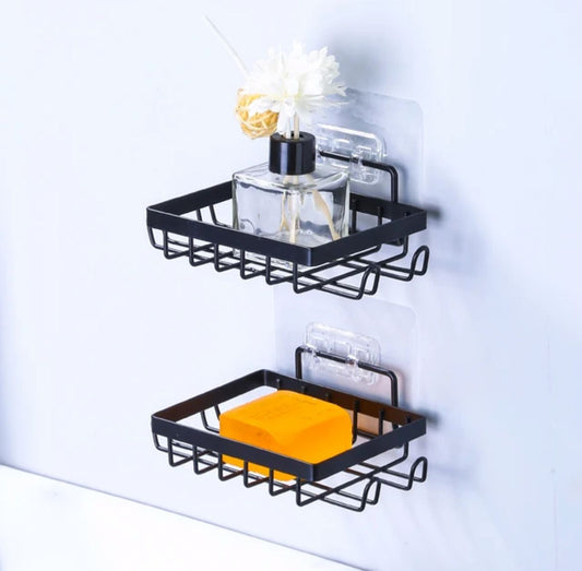 Heavy metallic single soap dish