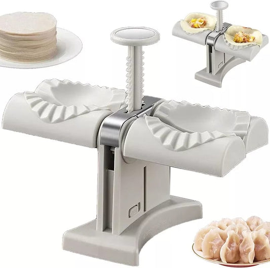 Fully Automatic Double Head Press Dumplings Machine