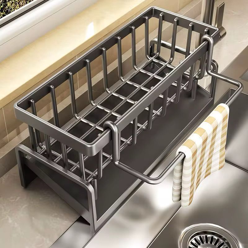 Sink Caddy with Water Draining Tray