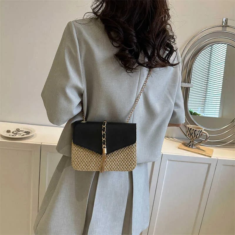 Multicolored diamond grid printed handbag