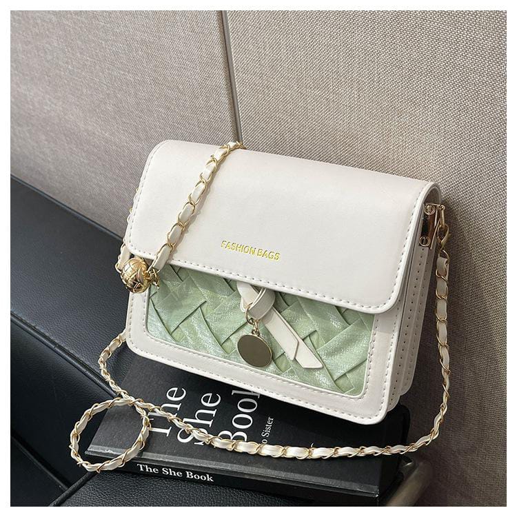 Elegant solid color sling bag