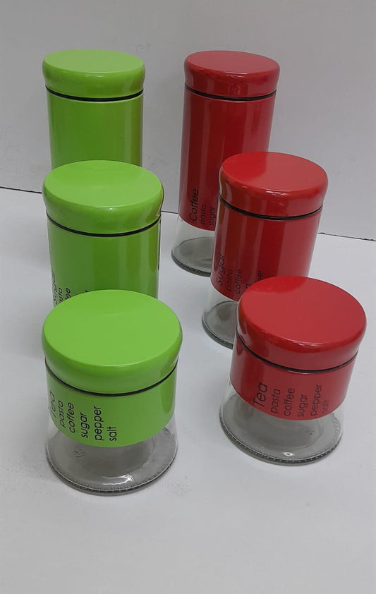 Tea,Sugar and Coffee Canisters