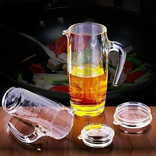 Acrylic oil/vinegar jar