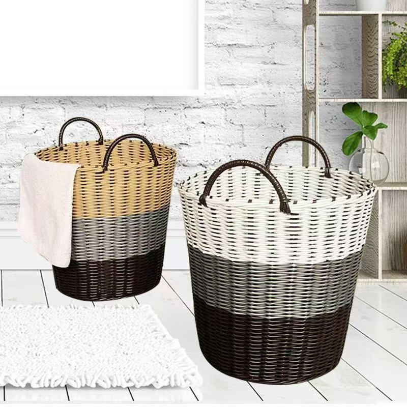 Rattan laundry/multipurpose basket