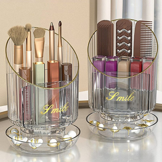Portable Rotating Makeup Organizer