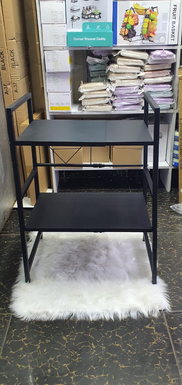 2 Tier Heavy Duty Telescopic Adjustable Microwave Stand