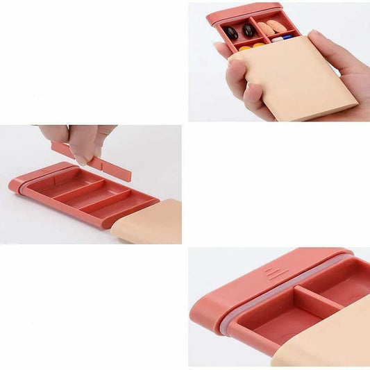 6 Grid nordic style pill (medicine) organiser