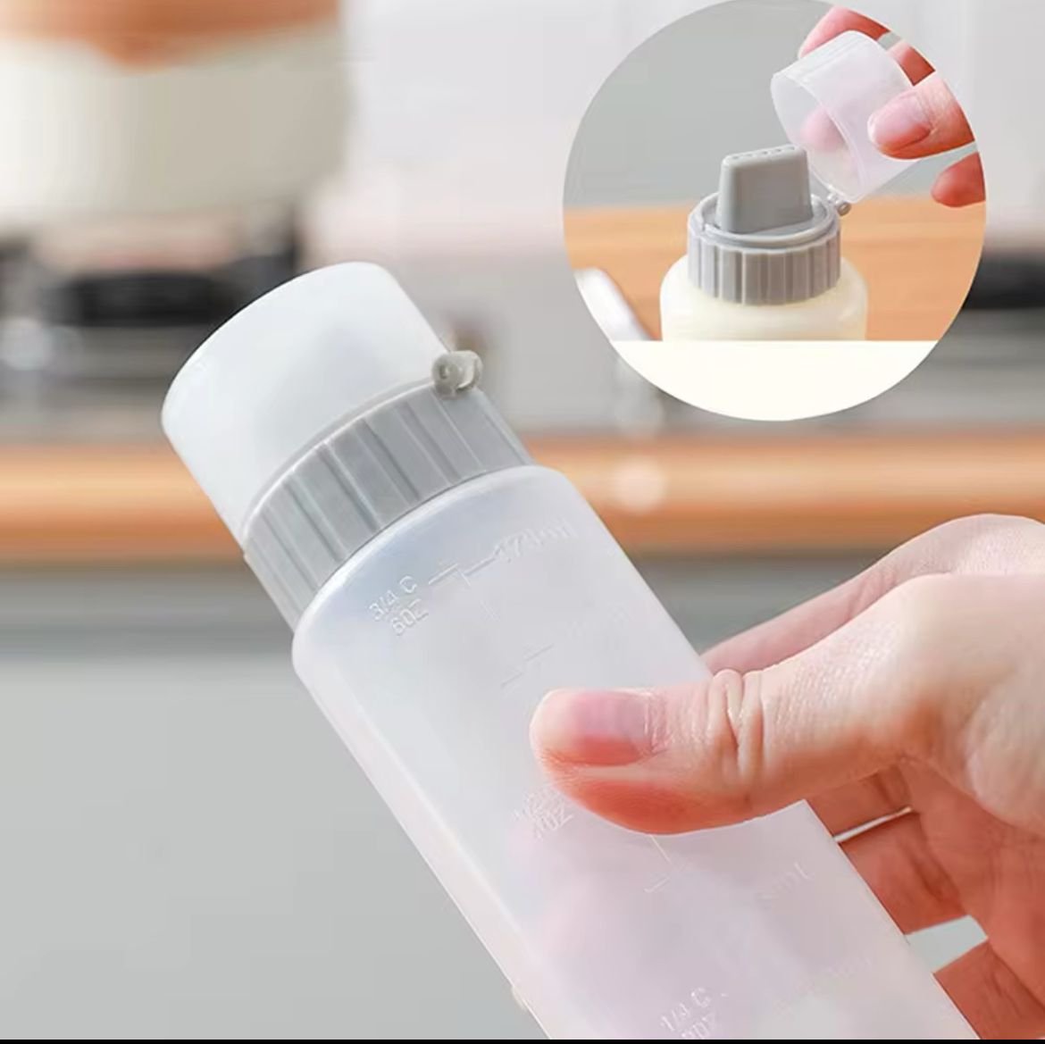 350ml 5 Holes Condiment Squeeze Bottle